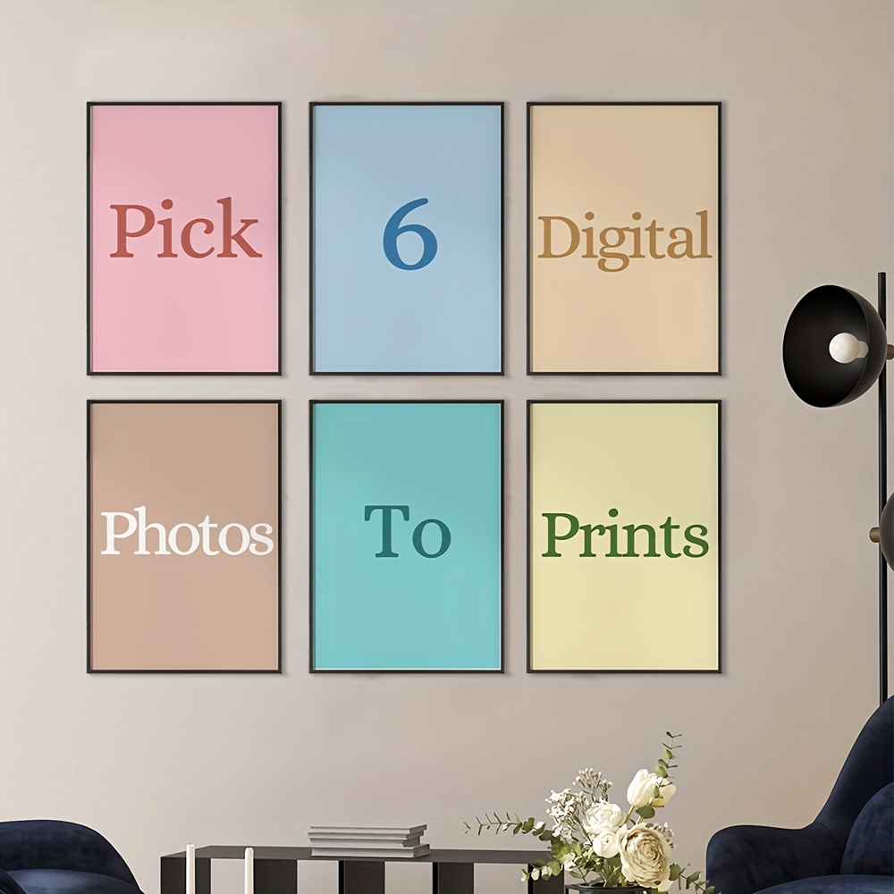 Photography Kit - مجموعة من 6 قطع طباعة صور