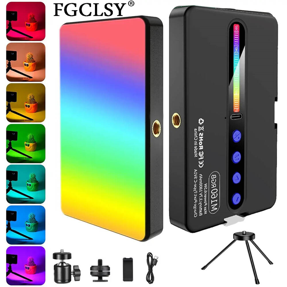 Video Led Light Panel - LED RGB ضوء الكاميرا كامل اللون