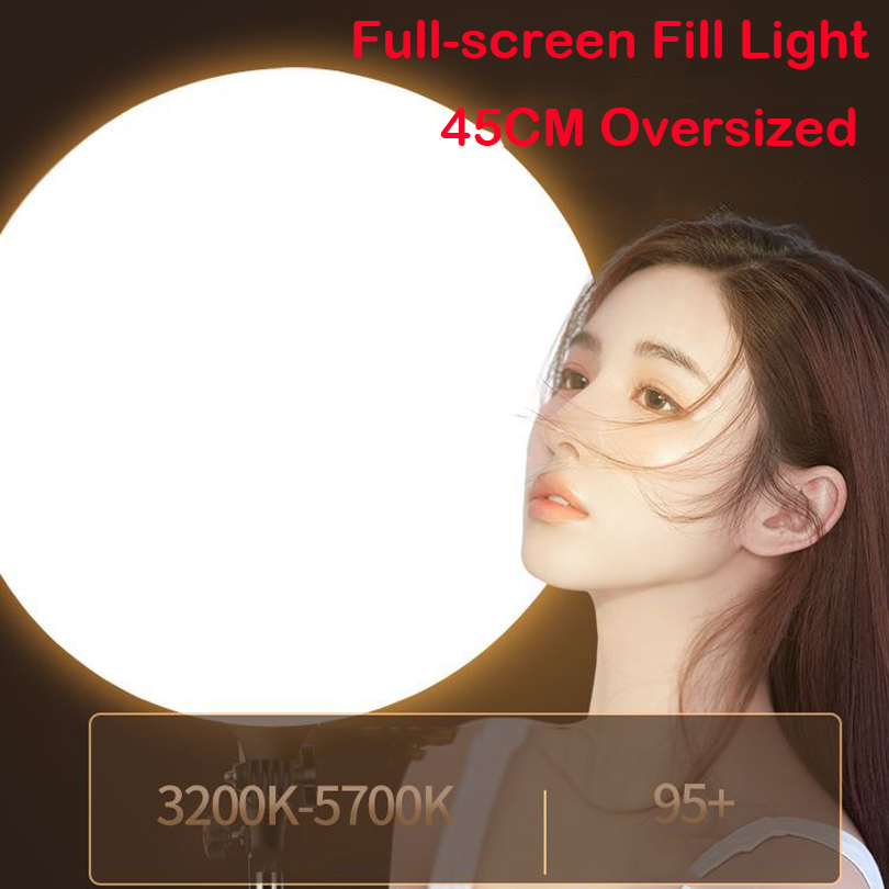 Photography Umbrella Lighting Kit - 45 سنتيمتر كبيرة الحجم LED الفيديو