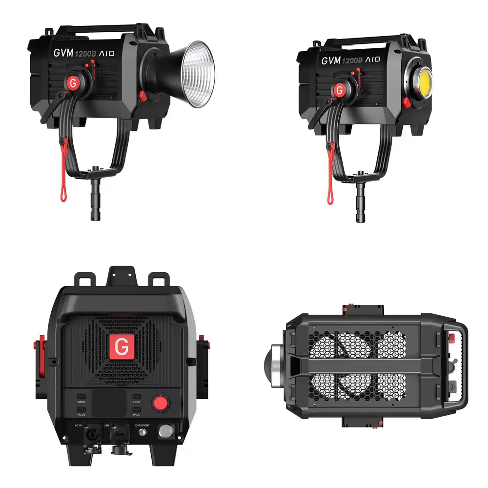 Photography Videos - ضوء LED مستمر GVM SD1200B AIO