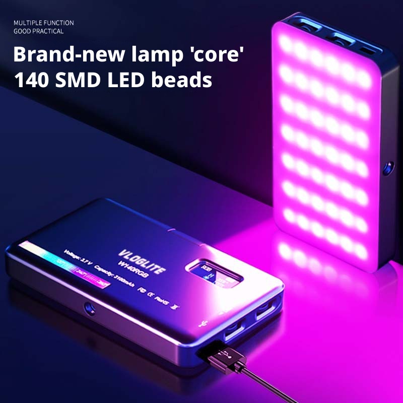Photography Videos - ضوء RGB متنقل للكمبيوتر، إضاءة مؤتمرات