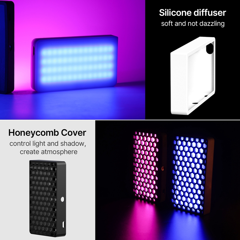 ضوء فيديو ULANZI LT002 RGB، لو - مراجعة Video Led Light Panel وسعره