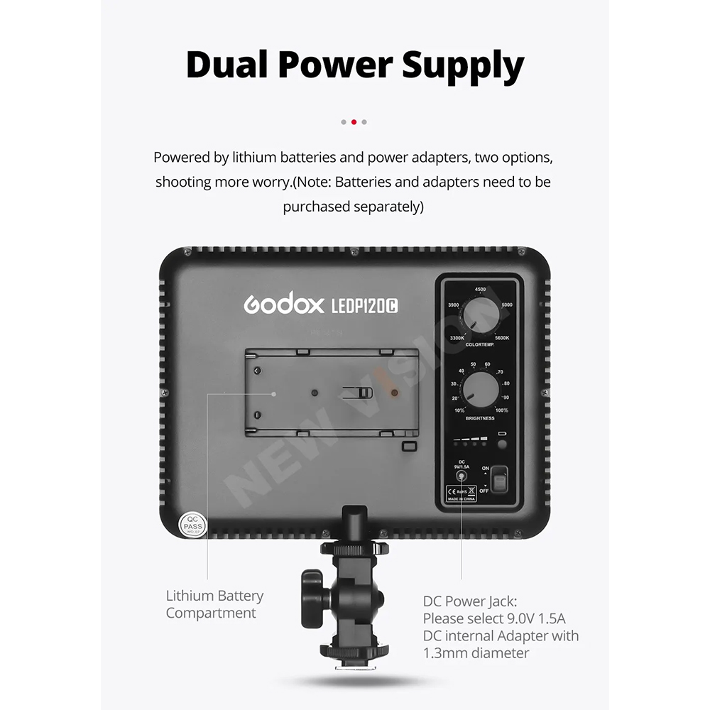 Godox P120C LED الفيديو الضوئي - مراجعة Video Led Light Panel وسعره