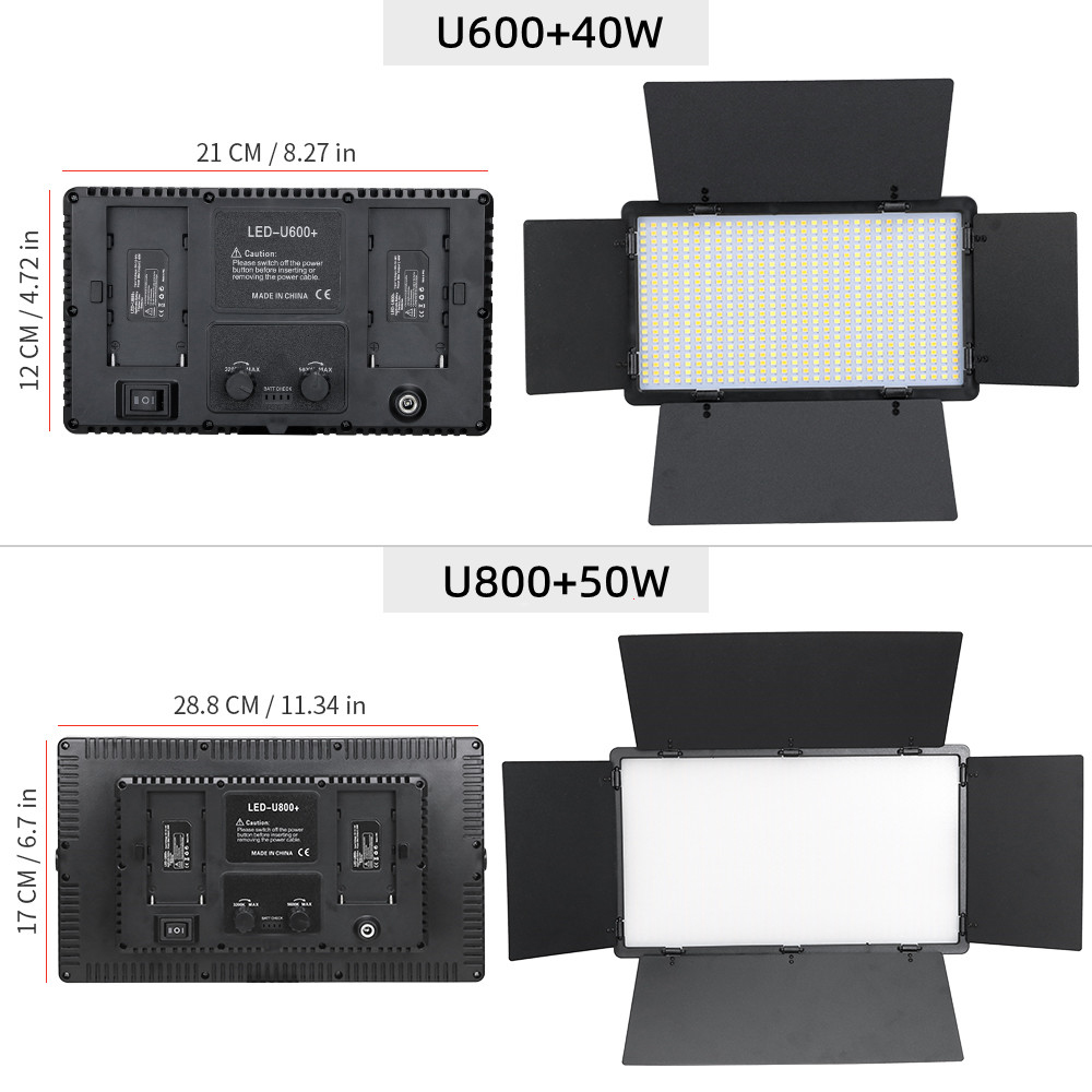 U800 600 شاشة ليد لعرض الفيديو - مراجعة Video Led Light Panel وسعره