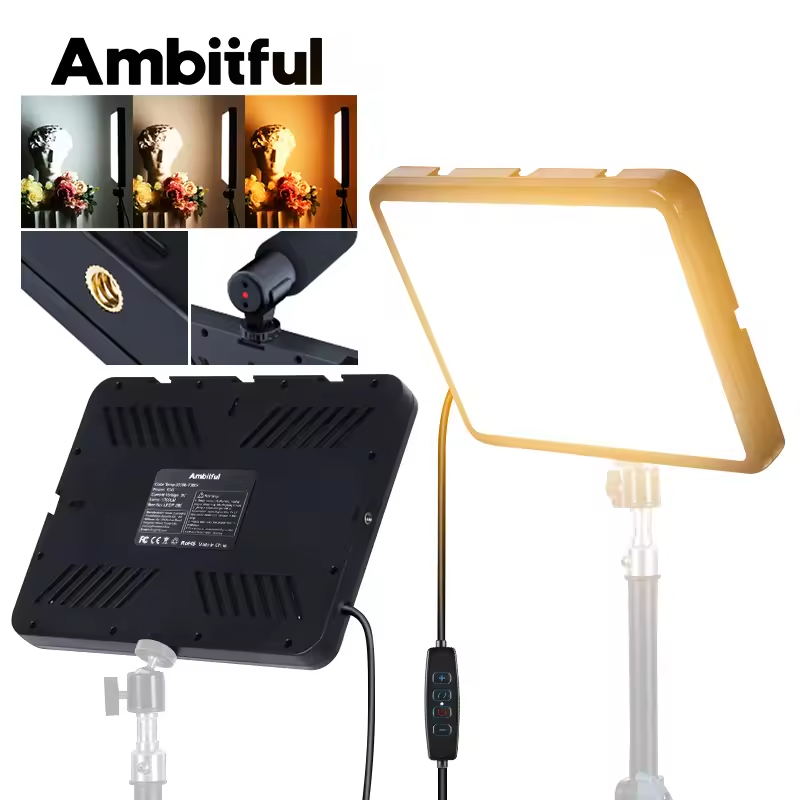 إضاءة فيديو Ambitful بـ 280 مص - مراجعة Video Led Light Panel وسعره