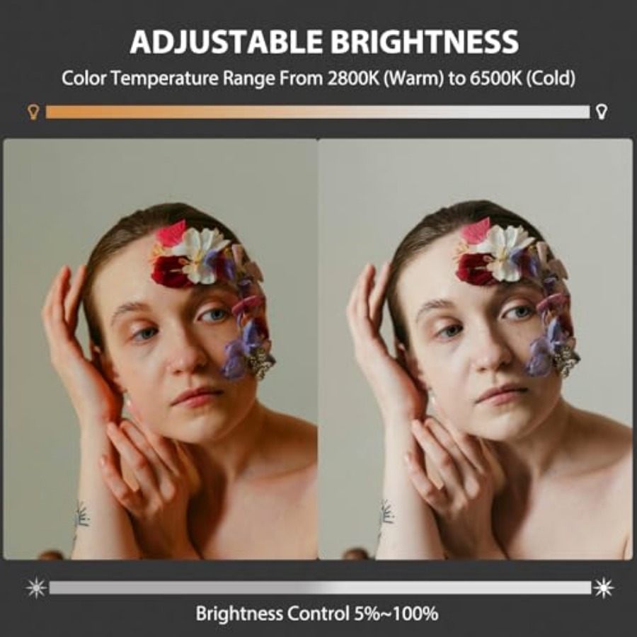 ضوء فيديو LED محمول بقوة 60 وا - مراجعة Photography Videos وسعره