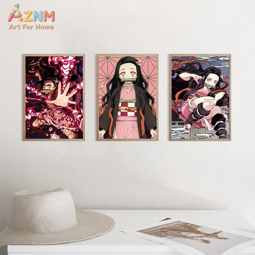 لوحة قماشية أنيمي AZNM Demon S - مراجعة Photography Anime وسعره
