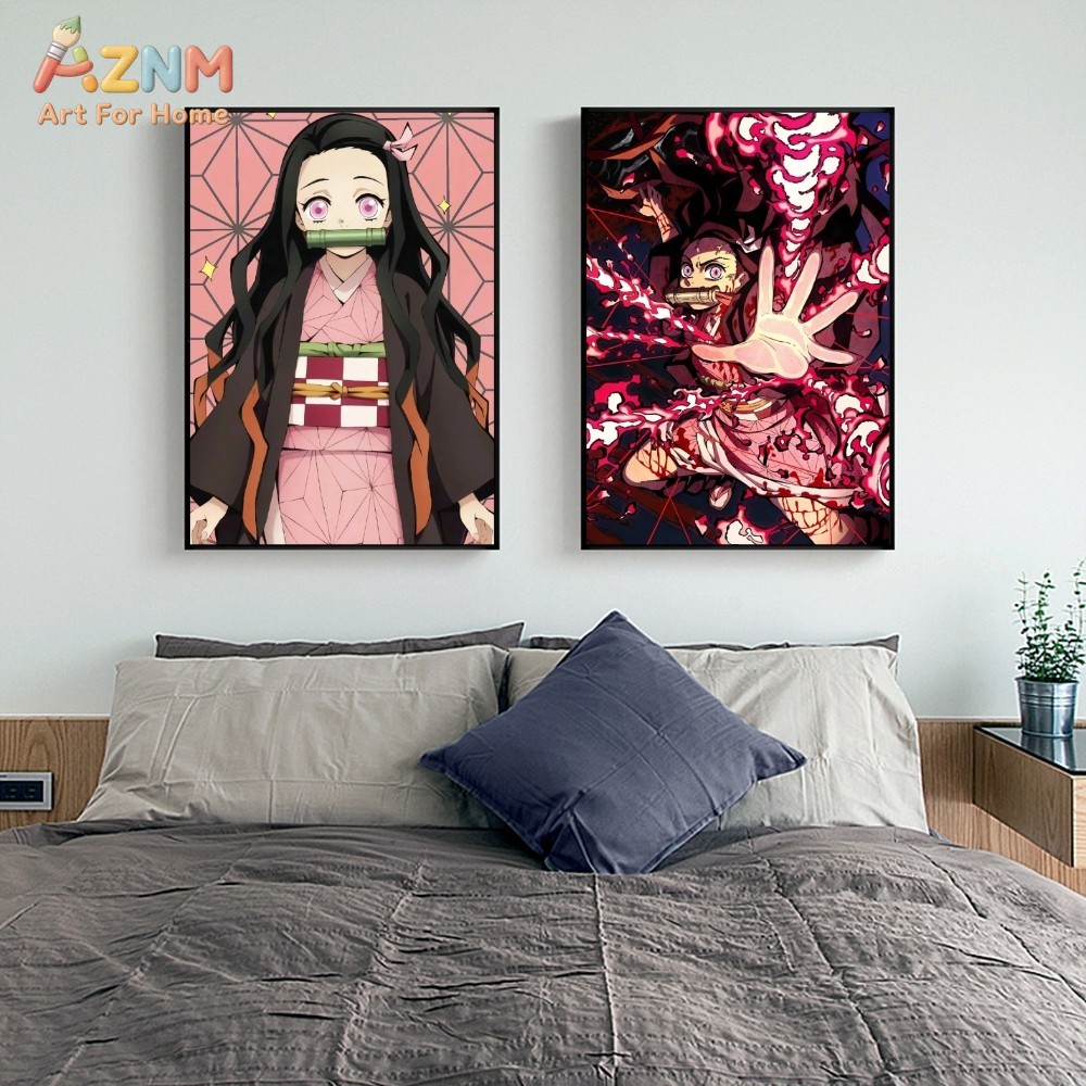 لوحة قماشية أنيمي AZNM Demon S - مراجعة Photography Anime وسعره