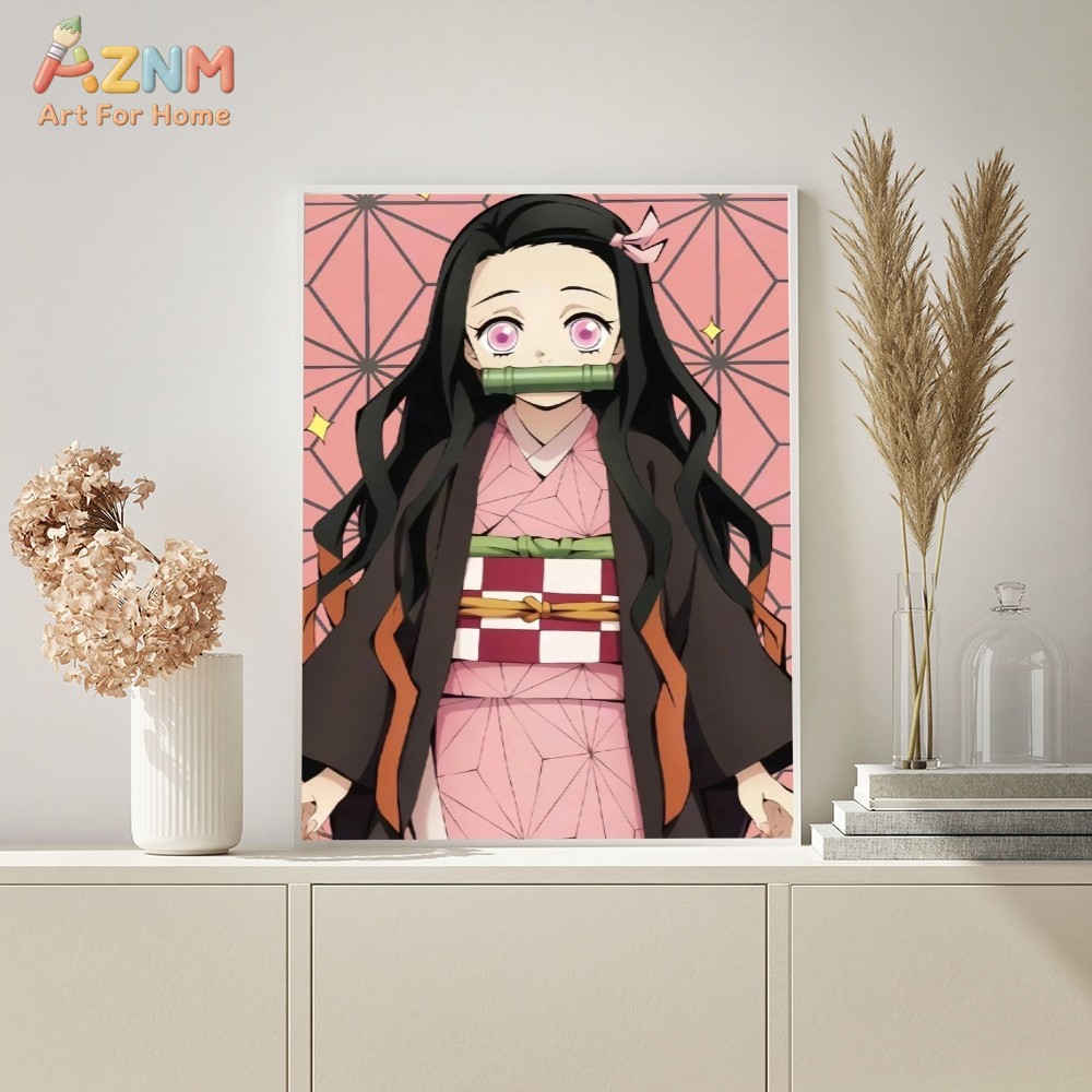 لوحة قماشية أنيمي AZNM Demon S - مراجعة Photography Anime وسعره