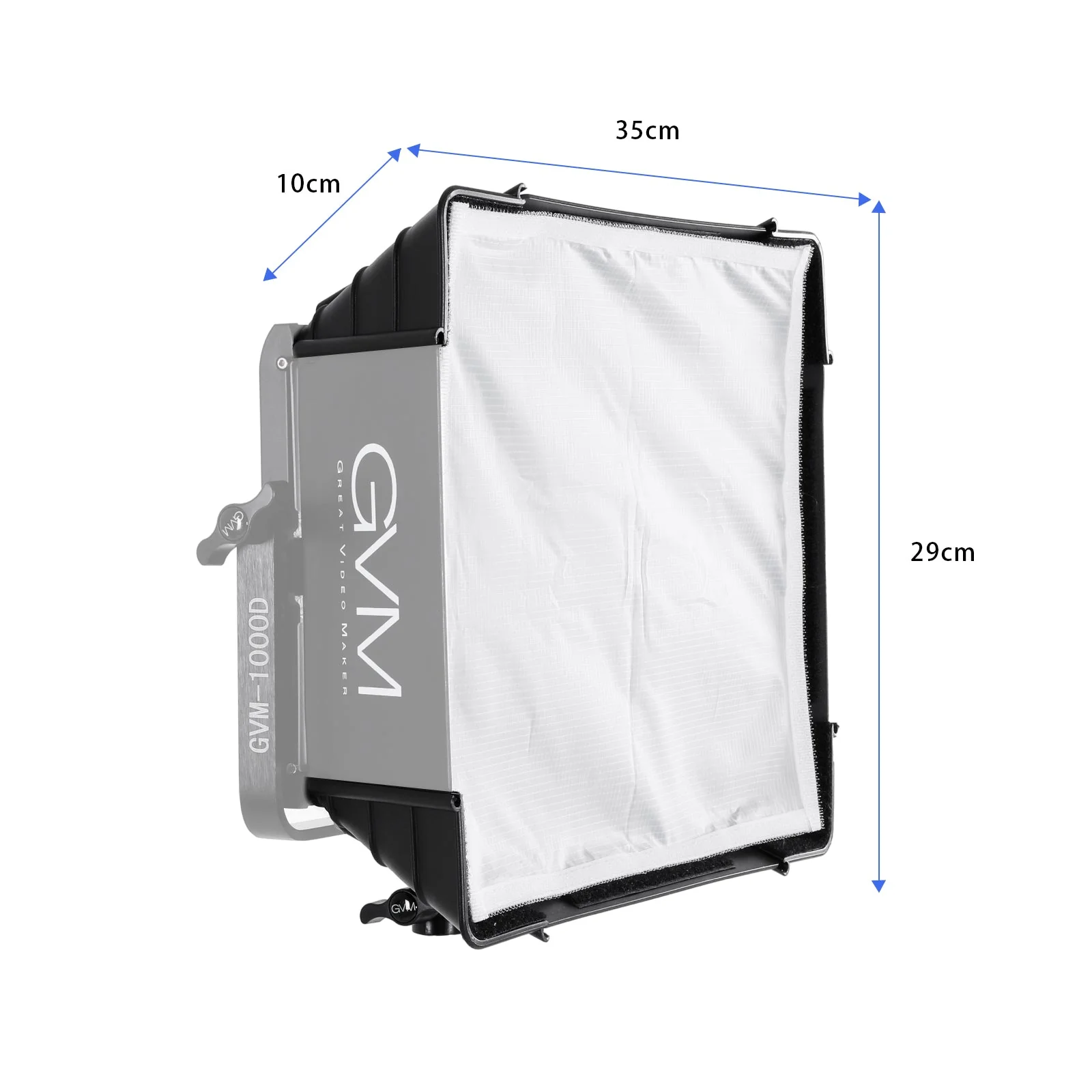 موزع ضوء سوفت بوكس من GVM لسلس - مراجعة Video Led Light Panel وسعره
