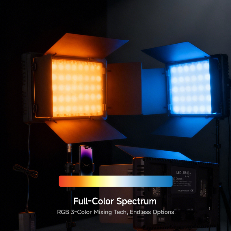 إضاءة LED U600 للتصوير الفوتوغ - مراجعة Video Led Light Panel وسعره