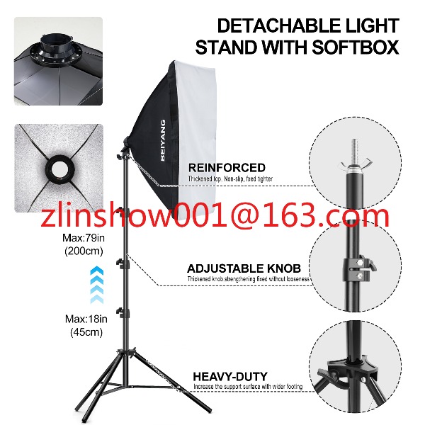 معدات استوديو الصور 2.6*3 م/2* - مراجعة Photography Umbrella Lighting Kit وسعره