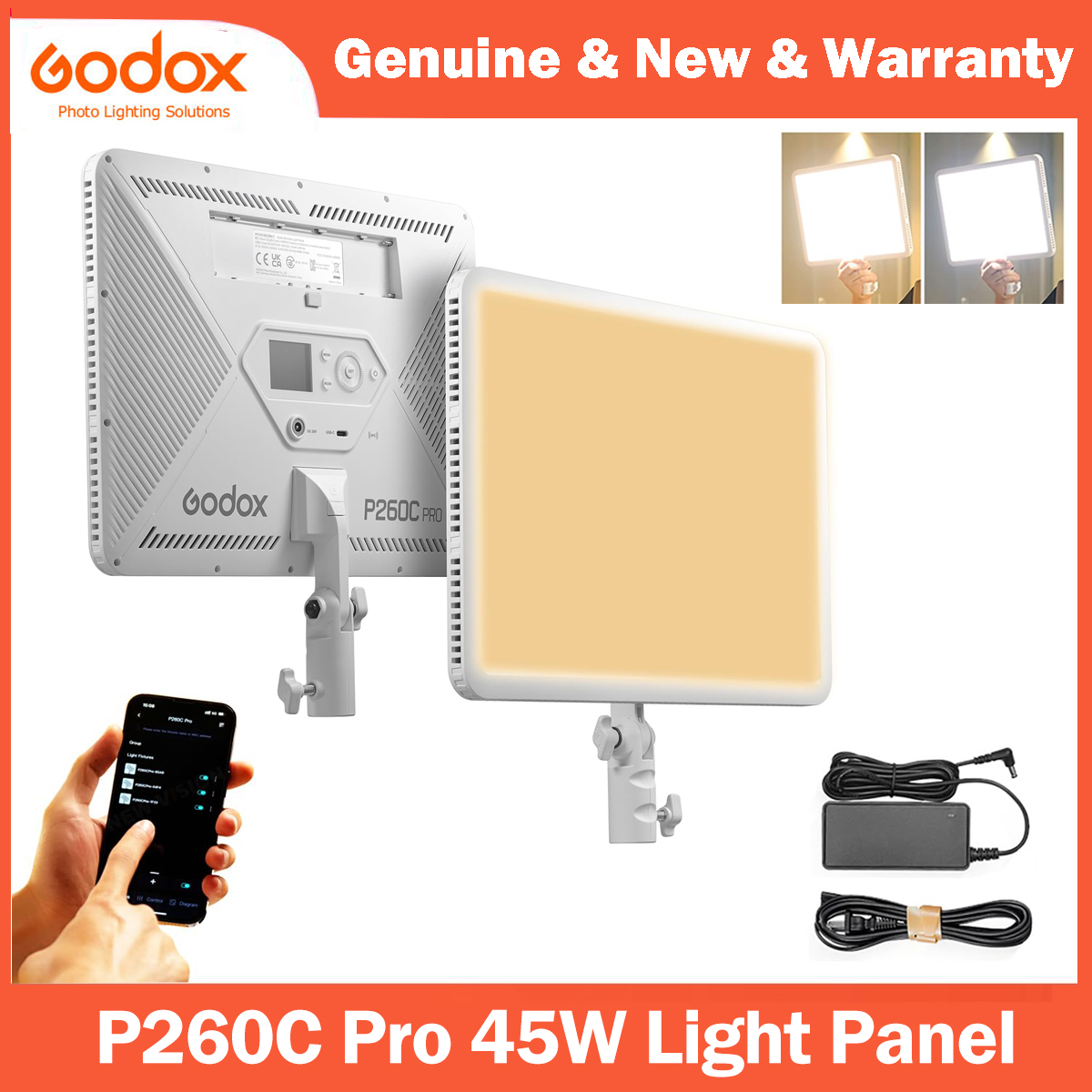 Godox P260C Pro LED لوحة إضاءة - مراجعة Video Led Light Panel وسعره