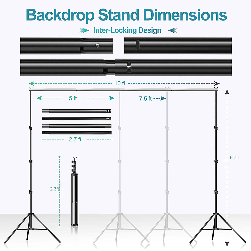 مجموعة معدات استوديو الصور الف - مراجعة Photography Umbrella Lighting Kit وسعره