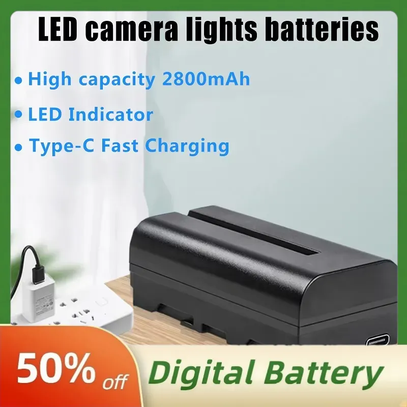 بطارية NP-F550C NP-F550 F570 ب - مراجعة Video Led Light Panel وسعره