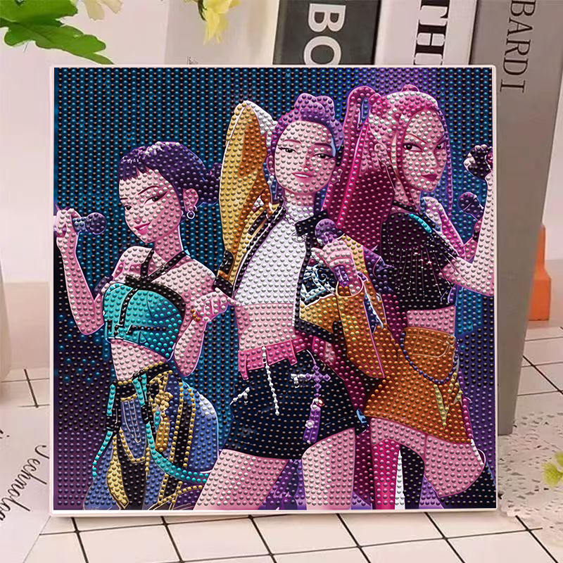 طقم رسم بالألماس كامل 5D بتصمي - مراجعة Photography Anime وسعره